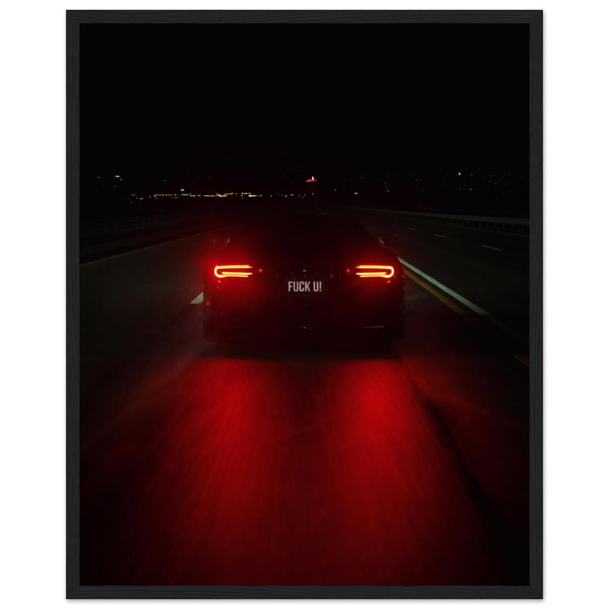 HORSEPOWER, 40×50 cm, black frame