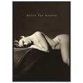 DOLCE FAR NIENTE, 50×70 cm, black frame