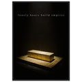 LONELY HOURS, 50×70 cm, black frame