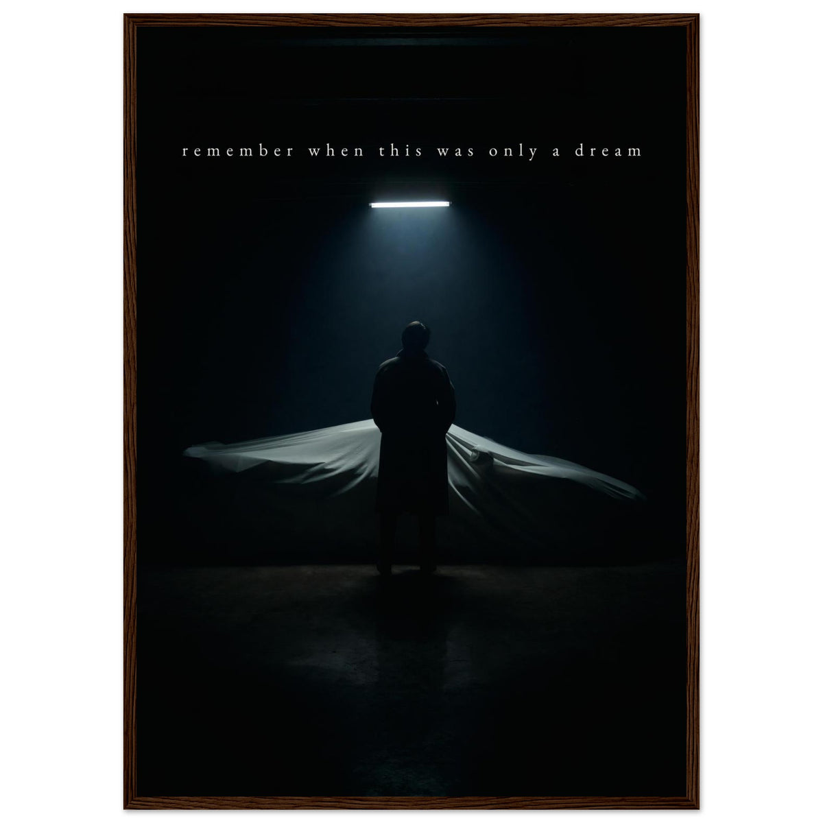 THE PROMISE, 50×70 cm, dark wood frame
