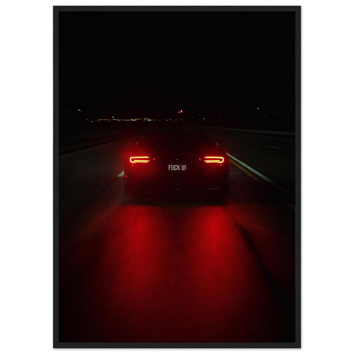 HORSEPOWER, 50×70 cm, black frame