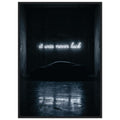 IT WAS NEVER LUCK, 50×70 cm, black frame