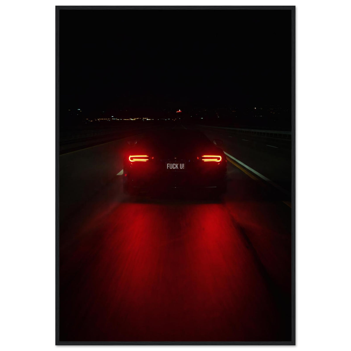 HORSEPOWER, 70×100 cm, black frame