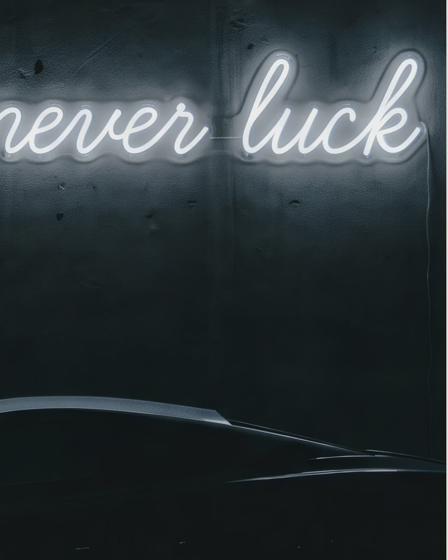 IT WAS NEVER LUCK, moving study